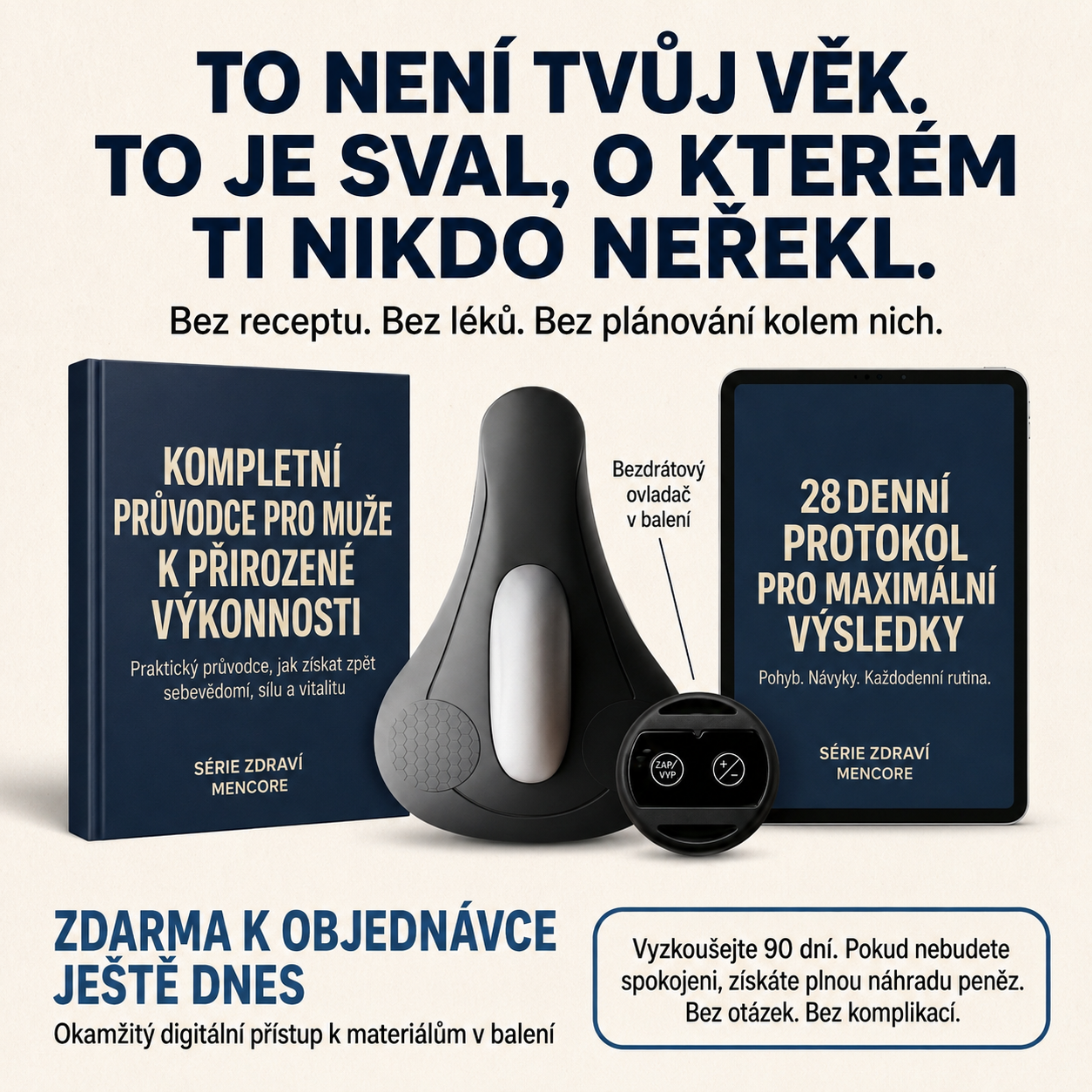 MenCore - Pomůcka pro muže pro zvýšení výkonu a kontrolu