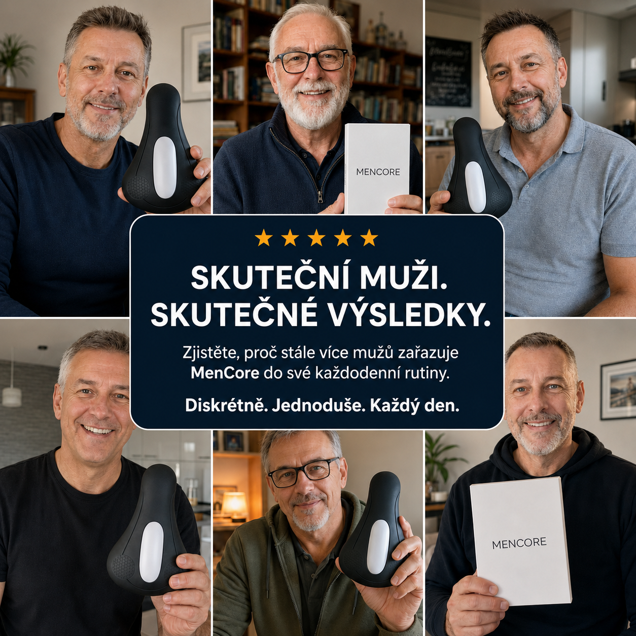 MenCore - Pomůcka pro muže pro zvýšení výkonu a kontrolu